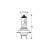 H7 70W 24V halogen car bulb dimensions, PX26d base