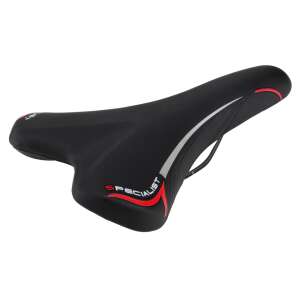 S-8 Dynamic Specialist bicycle saddle, black with red accents, for mountain bikes and racing bikes - Bicycle saddle