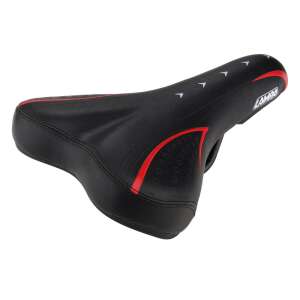 S-12 Dynamic Specialist bike saddle, black with red accents, for mountain bikes and racing bikes - Bicycle saddle