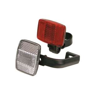 Lampa bicycle reflector set, front and rear, white and red, 2 pieces - Bicycle Light
