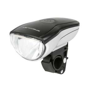Specialist bicycle headlight with Cree LED, 3W, black and silver - Bicycle Light
