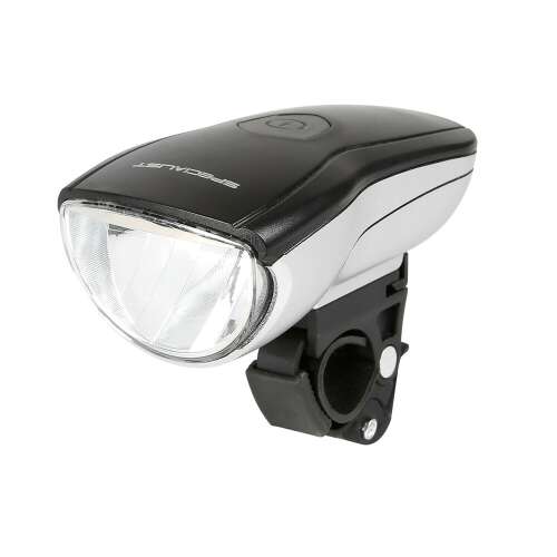 Specialist bicycle headlight with Cree LED, 3W, black and silver