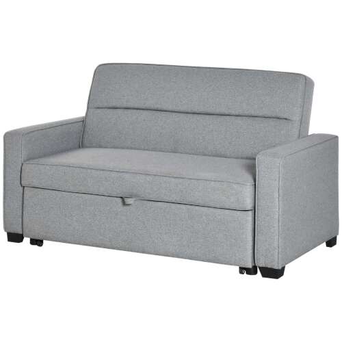 Homcom Kihúzható kanapé, Szürke