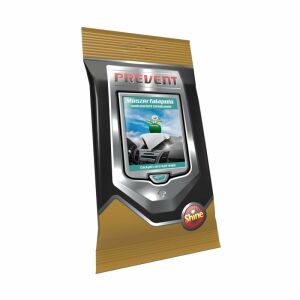 Prevent Műszerfalápoló Törlőkendő, 20 darabos csomag - Prevent