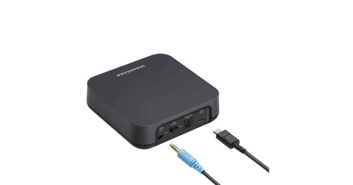 Sennheiser BT T100 Bluetooth Audio Transmitter, Black