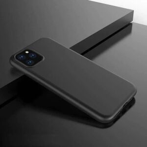 Angled view of black Puha Gel Case for Xiaomi Poco F4 GT - Phone Case