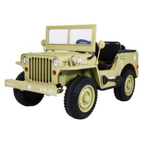 Retro katonai Jeep autó 4x4 24V 3 személyes 62251611 
