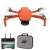 SLX SG108 PRO drone with 4K camera, orange, remote control and carrying case