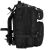 Springos black tactical backpack, side view