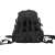 Springos black 35L backpack, back view