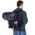 Springos black hiking backpack with sleeping bag attached