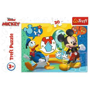 Trefl Disney Junior Mickey Mouse und Donald Duck 30-teiliges Puzzle - Puzzle & Rätsel