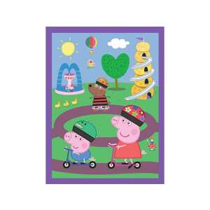 Peppa Pig 48 piece puzzle, featuring Peppa Pig and her friends at the park - Puzzle