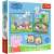 Peppa Pig 2 in 1 Puzzle and Memory Game by Trefl, featuring two puzzles with 30 and 48 pieces, and a memory game with Peppa Pig characters