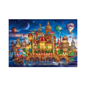 Puzzle complet Clementoni Downtown Palat 1000 piese - Puzzle 3D & Puzzle cu burete