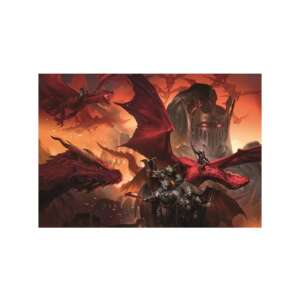 Clementoni - Dungeons & Dragons Vörös Sárkány - Kirakó - 1000 darab