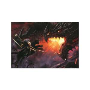 Dungeons & Dragons Schwarzer Drache 1000-teiliges Puzzle von Clementoni - Clementoni Puzzle