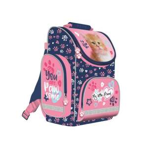 My Little Friend rosa Katzen-Anatomie-Schulrucksack, 35x27x16cm - Unipap