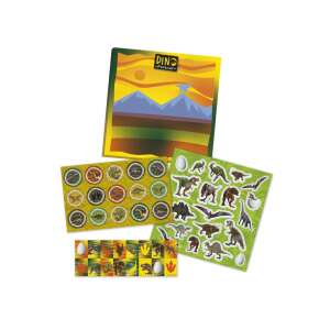 Totum Dino-Forever Sticker Set, Dinosaurier-Sticker für Kinder, 3 Blätter mit 50 Stickern, inklusive Dekoration - Totum