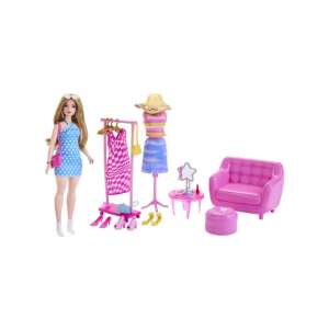 Barbie The Movie: Divatmánia Barbie baba ruhaszettel és kiegészítőkkel - Mattel 85169933 