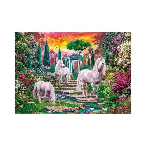 Puzzle 2000 HQ Classical Garden Unicorns
