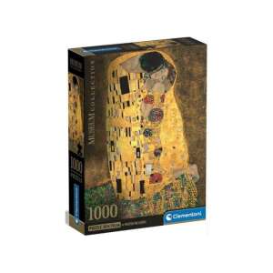 Clementoni puzzle cu 1000 piese cu The Kiss de Gustav Klimt, Museum Collection - Puzzle 3D & Puzzle cu burete