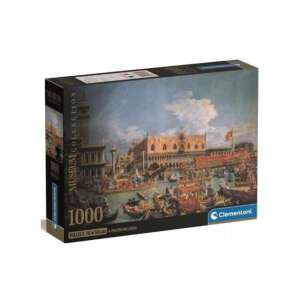 Canaletto: A dózse díszgondolája a mólónál, áldozó csütörtökön 1000db-os puzzle Clementoni 85025752 