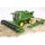 Bruder John Deere T670i kombájn játék, zöld, 1:16 méretarány, egy mezőben