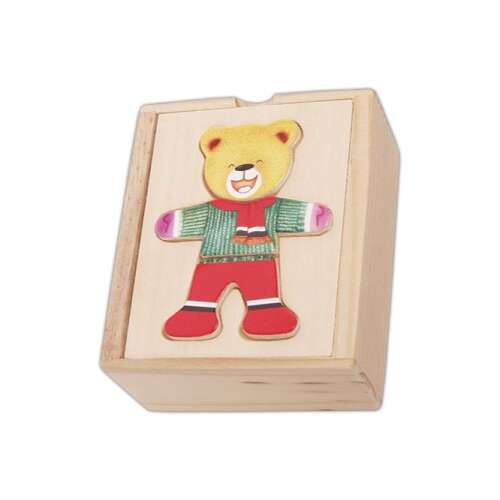 Fa Öltöztethető Macik - Fejlesztő Játék - 6 db 85170368