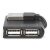 DIGITUS USB-Hub 4-Port 2.0->4xA2.0 integr. Kabel schwarz (DA-70217) 62266803