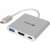 Sandberg USB-C Mini Dock HDMI+USB adapter, white