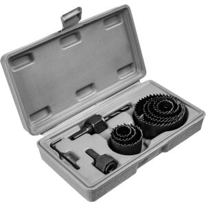 RICHMANN 11-Piece Hole Saw Set 19-64 mm for Wood - Hole saw & circular cutter