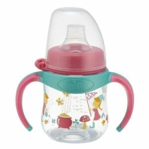 Nip Canuta Training Bottle Girl 150 ml with handles - Baby Bottle