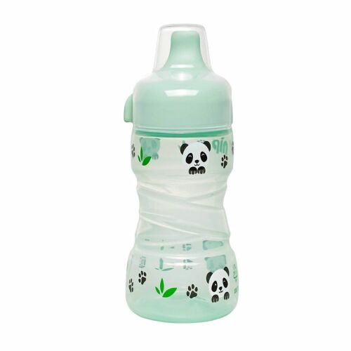Trainer Cup 260ml with Panda Design, spill-proof sippy cup for babies 9+ months