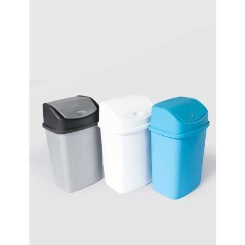 SMART 8 L-ES STERK szemetes, 8 literes űrtartalom, 37x23x18 cm, különböző színekben kapható, szürke, fehér, kék