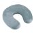 Grey travel pillow for comfortable neck support