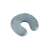 Gray memory foam travel neck pillow for comfortable travel