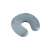 Gray memory foam travel neck pillow for comfortable travel