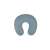 Gray memory foam travel neck pillow for comfortable travel