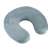Gray memory foam travel neck pillow for comfortable travel