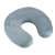 Gray memory foam travel neck pillow for comfortable travel