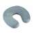 Gray memory foam travel neck pillow for comfortable travel