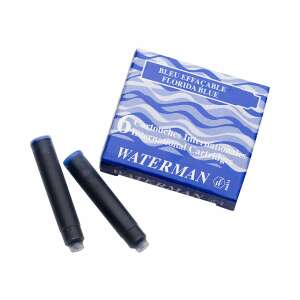 Waterman Tintenpatronen Florida Blue, 6er Pack - Schreibwaren-Zubehör