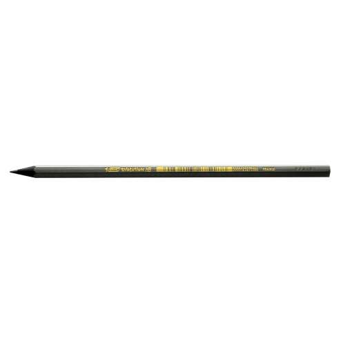 BIC Black Eco Evolution HB Bleistift, schwarz, sechseckig, normal, 896017