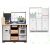 Wood XXL Kids kitchen 96cm #sötétbarna 79615624