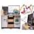 Fa Gyermekkonyha wooden play kitchen with accessories collage