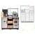 Fa Gyermekkonyha 96cm wooden play kitchen full view