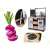 Fa Gyermekkonyha wooden play kitchen with toy vegetables and accessories collage