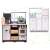 Fa Gyermekkonyha 96cm wooden play kitchen full view