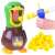 Hit the Duck arcade game with duck target, two blue guns and yellow balls